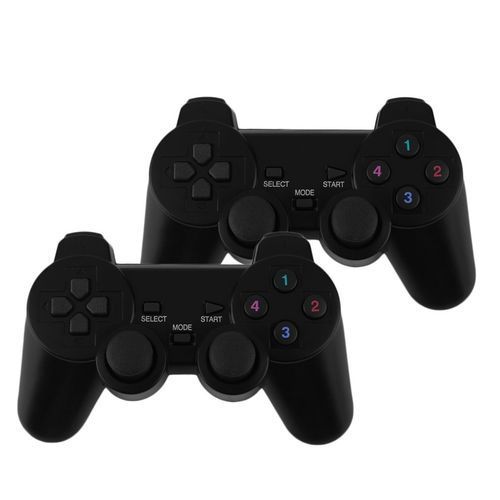 2x 2.4G USB Wireless Dual Vibration Gamepad Controller Joystick For PC Laptop