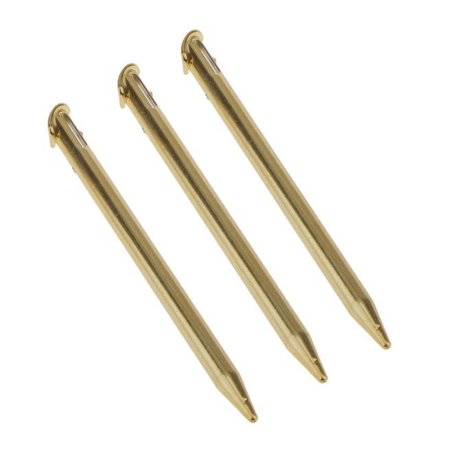 Touch Screen Stylus Plastic 3Pcs Pens Gold Touchpen For New