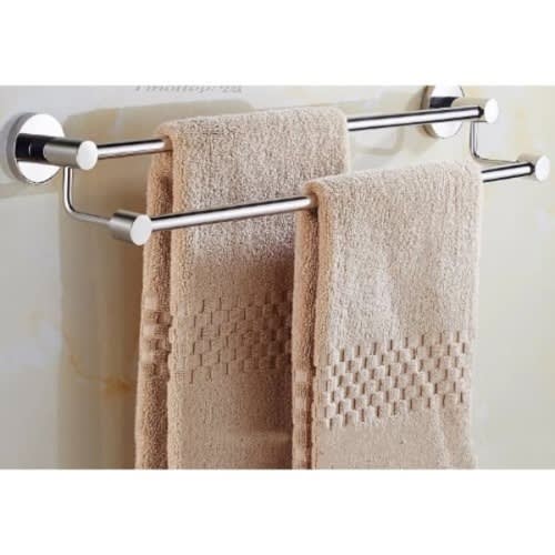 Double Pole Towel Rack -70cm