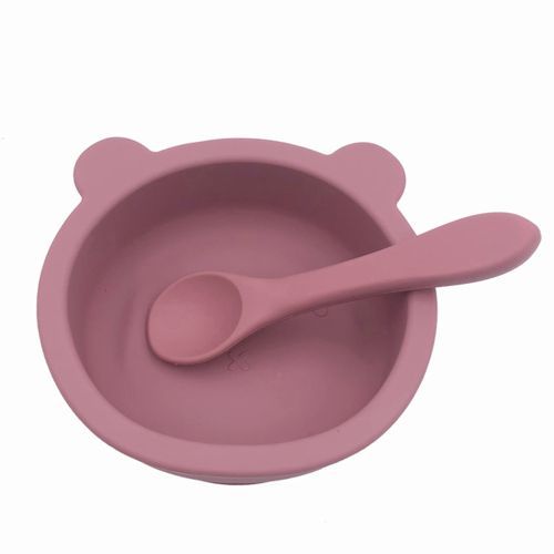 Silicone Suction Bowl For Babies Toddlers Self Feeding Baby