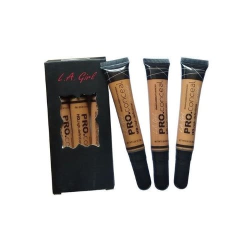 La Girl Pro Concealer Set - Fawn Toffee  Cool Tan 3-in-1