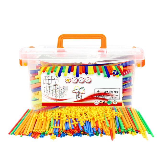 Interlocking Straw Constructor Construction Fort Building Toy