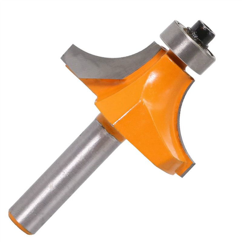 Orange Round Angle Milling Cutter Commonly Used Woodwork Carbide Trimming Machine Mil