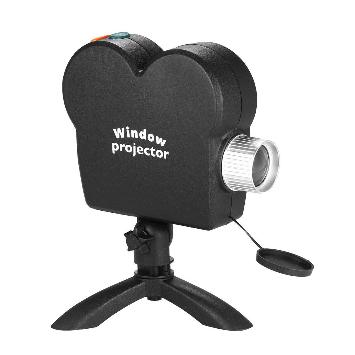 Window Projector Window Projection Display Holiday Digital Decoration for Halloween Christmas 12 Movies Window Display with Rear Projection Screen