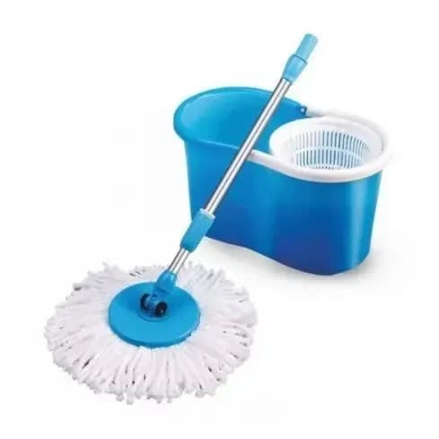 360 Degree Spin Microfiber Mop With Bucket With Extra Mop Head