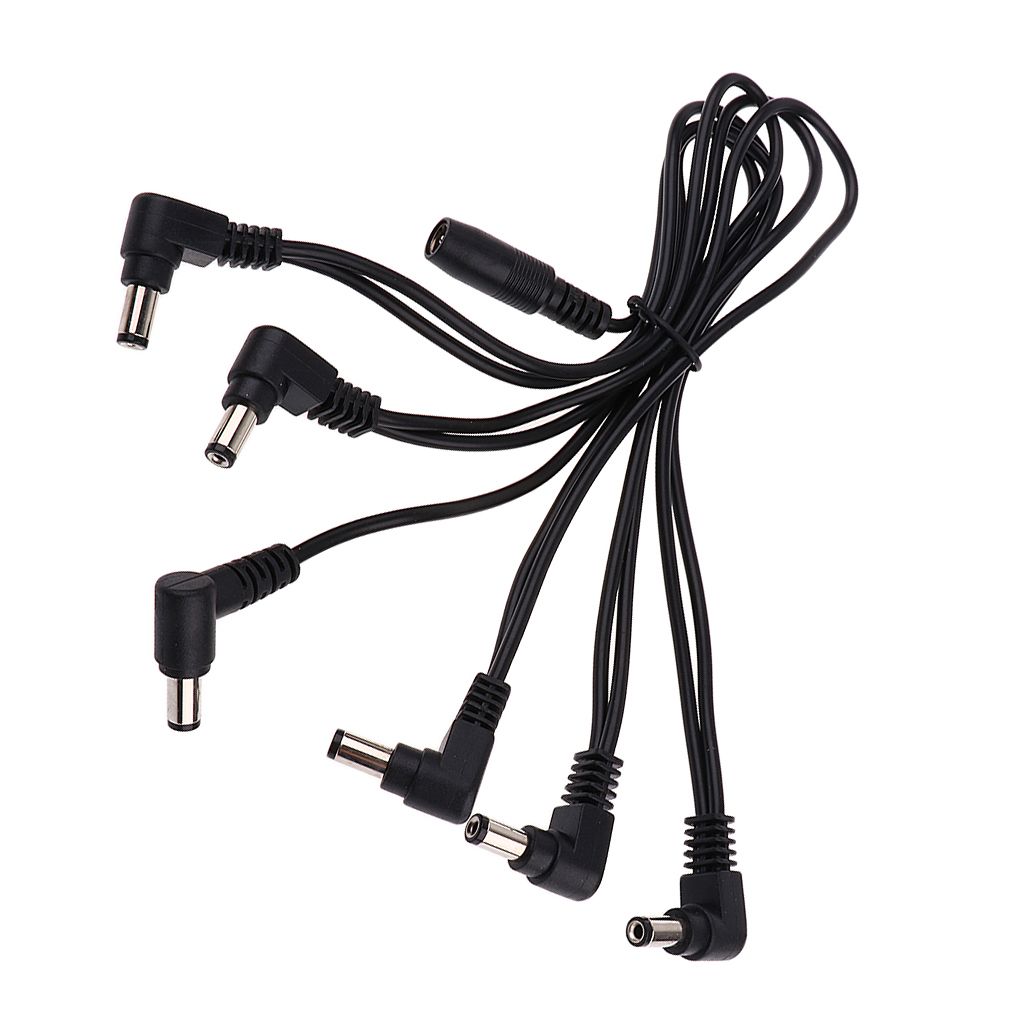 Guitar 6 Way Effect Pedals Splitter Power Supply Cable For 6 Way