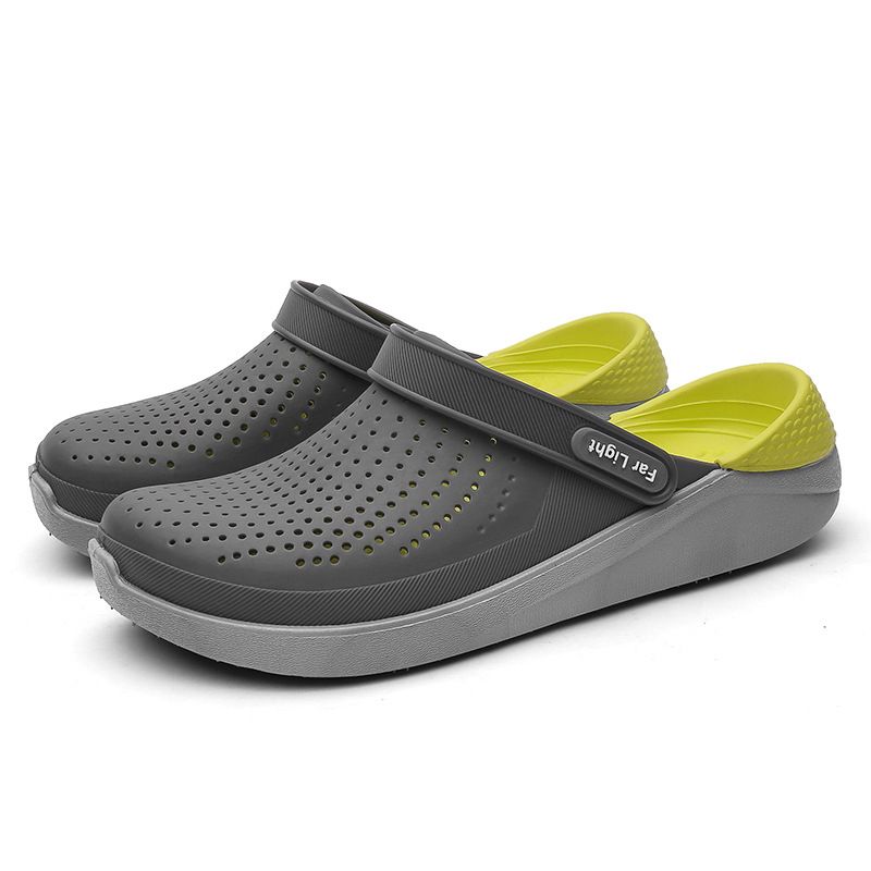 Men Light Clog Sandals Casual Outdoor Slippers Shoes Large Size