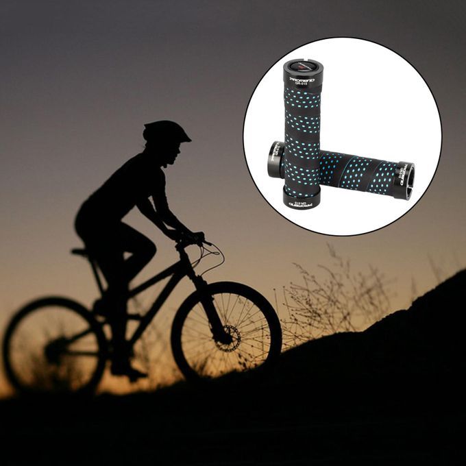 Lightweight Grip Cover Comfort Bike Handlebar Hybrid Lock Black Blue