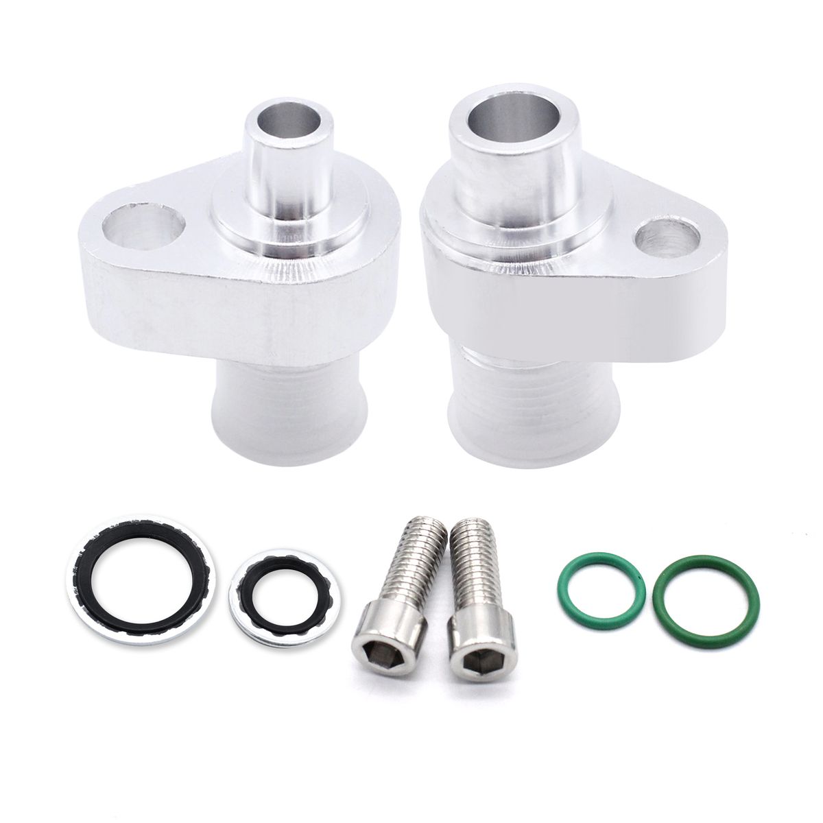 LS Swap AC Compressor Adapter Fittings Kit For Denso 10S17F