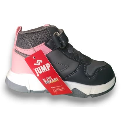 Girl's Sneaker Pink & Grey Size 25