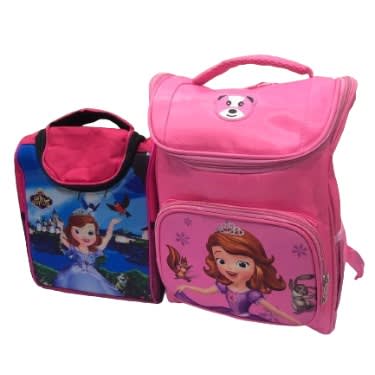 Sophia The First Girls  School Backpack With Matching Lunch Bag