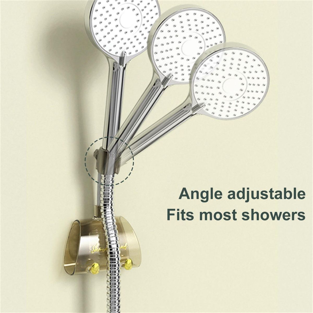 Shower Bracket Universal Shower Head Bracket Yellow