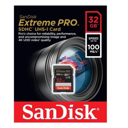 Sandisk Extreme Pro Sdhc - 32GB 90/100mb/s