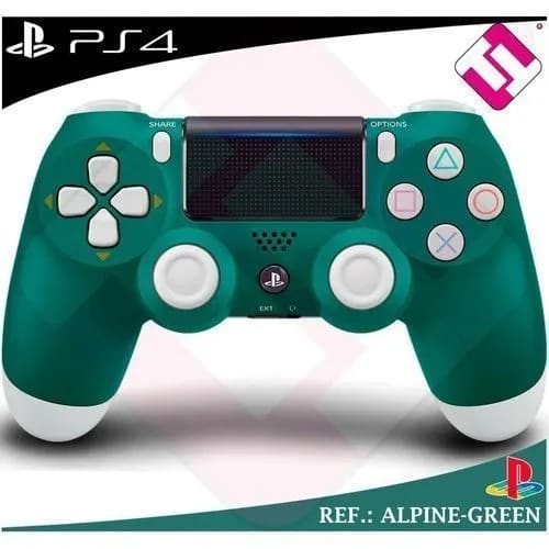 Ps4 Controller Wireless Game Pad - With Charging Cord-green
