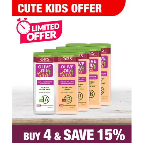 Olive Oil Girls Relaxer - 69g X4