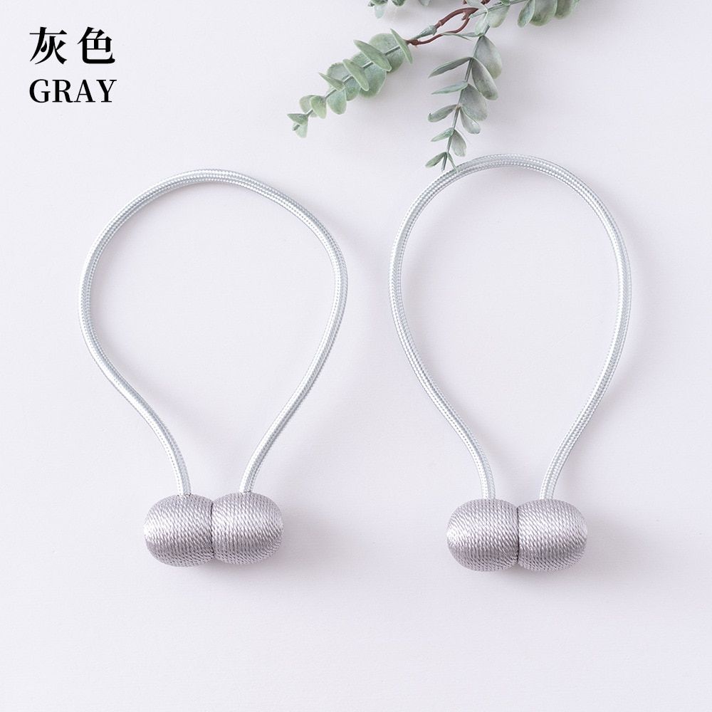 2Pc Magnetic Curtain Tieback Holder Hook Buckle Clip