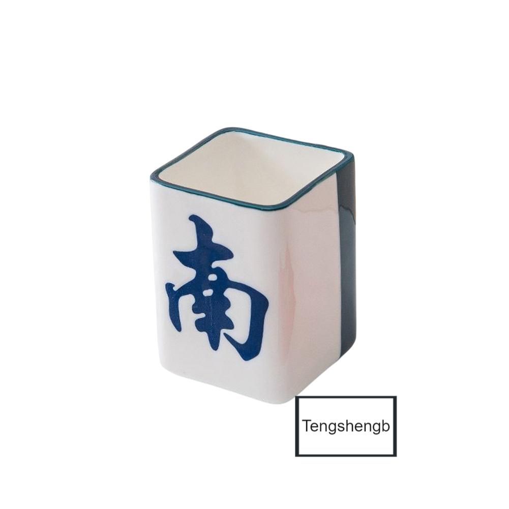 400ml Chinese Mahjong Ceramic Mug China Chic-Style Coffee