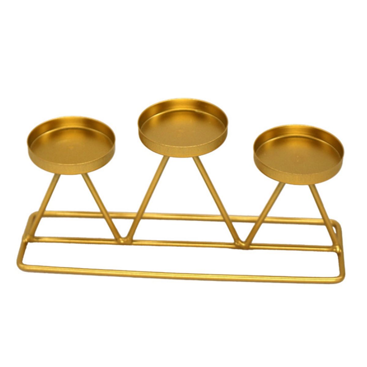 Three Heads Candlestick Display Romantic Home Party Wedding