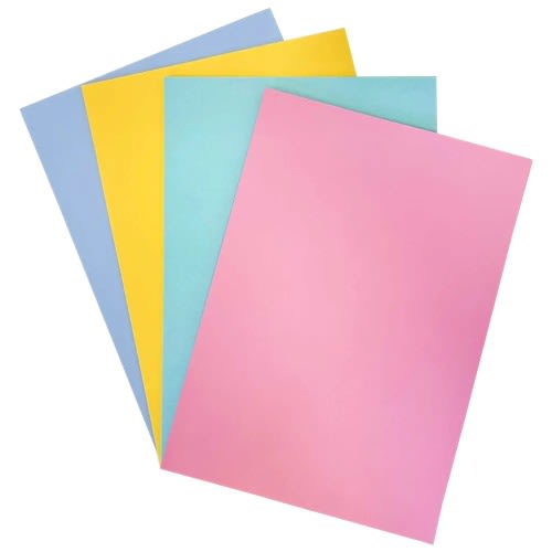 A4 Coloured Card - 120g - 4 Colors - 35 Sheets