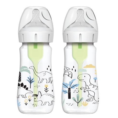 Options+ Bottle Dinosaurs 270ml 2pk