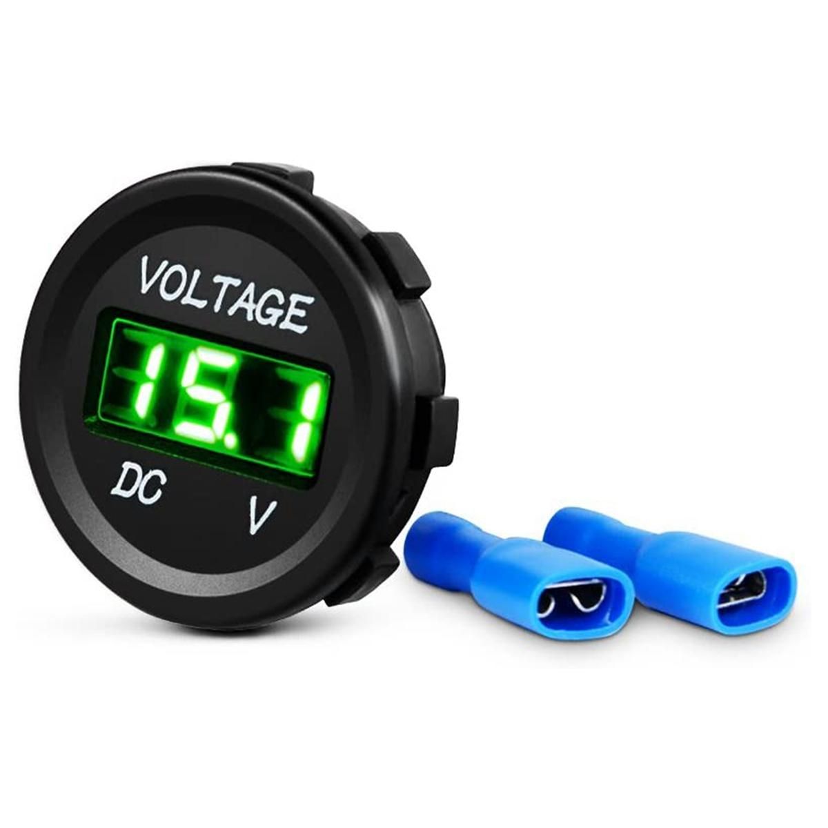 DC 12V LED Panel Digital Voltage Meter Display for Boat
