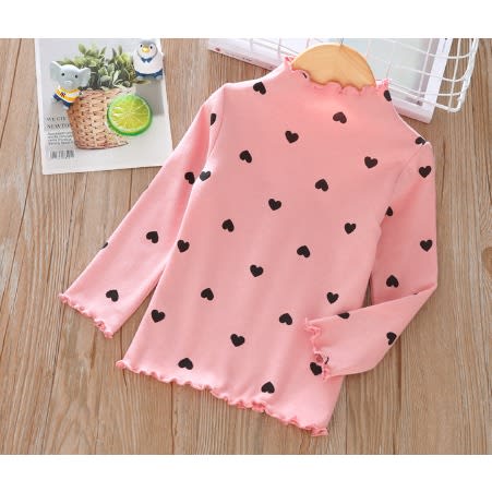 Long Sleeve Love Top- Pink