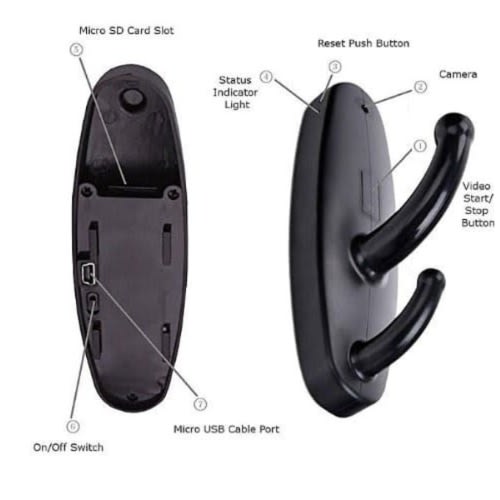 Spy Hook Hidden Camera