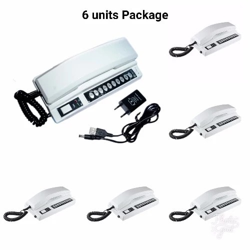 Wireless Intercom Long Range - 6 Users