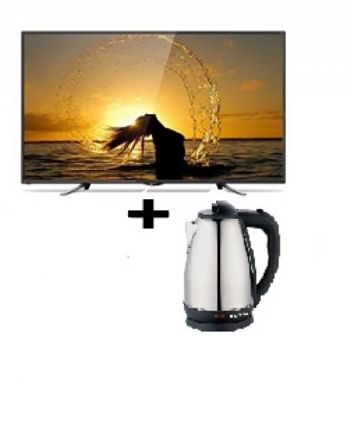 50" Smart Android Tv 8g -pv-jp50a4krx +Free Polystar Electric Kettle