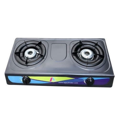 Amaze Double Burner Tabletop Gas Stove - Autoignition Gas Cooker