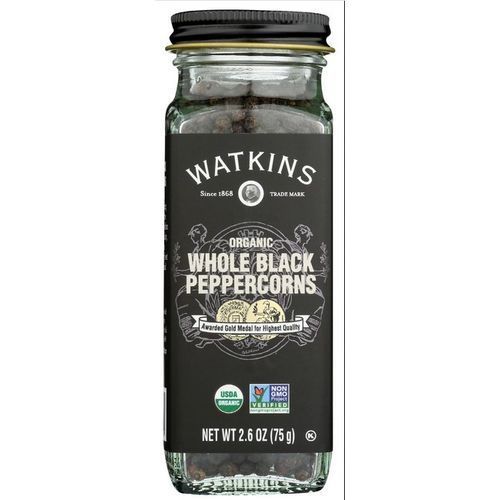 Whole Black Peppercorns 75 Grams