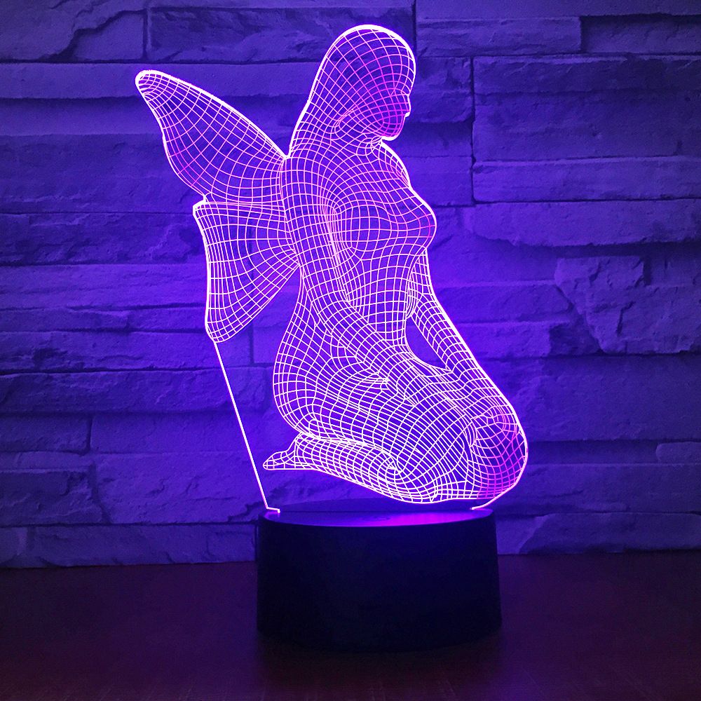3D Night Light, Color Touch LED Light, Stereo Table Lamp