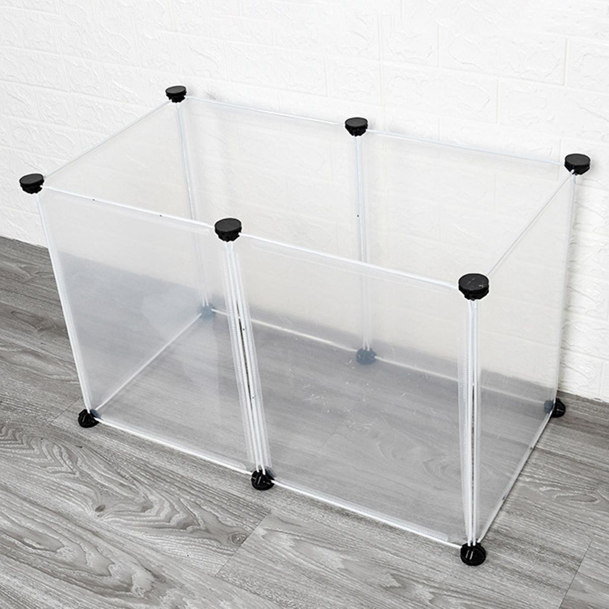 Dog Cage Yard Fence Easy Assemble Small Animal Cage 6