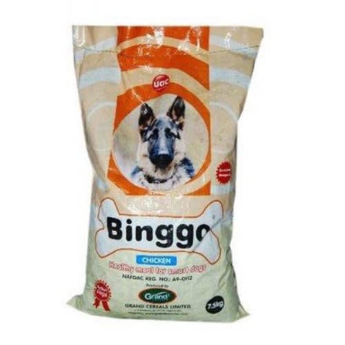 Binggo Dog Feed - 7.5kg - For All Dog Stages