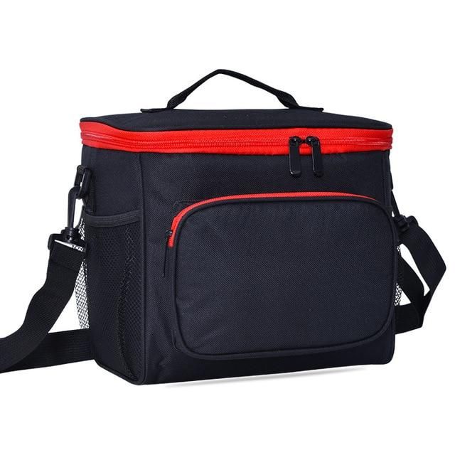 Portable Picnic Bag Thermal Insulated Lunch Box Tote Cooler Handbag Waterproof Backpack Bento Pouch School Food Storage Bags