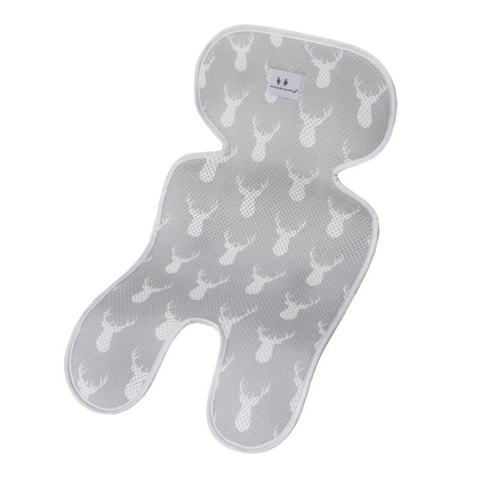 Seat Pad Cushion For Baby Stroller Pram Trolley Breathable Gray 2