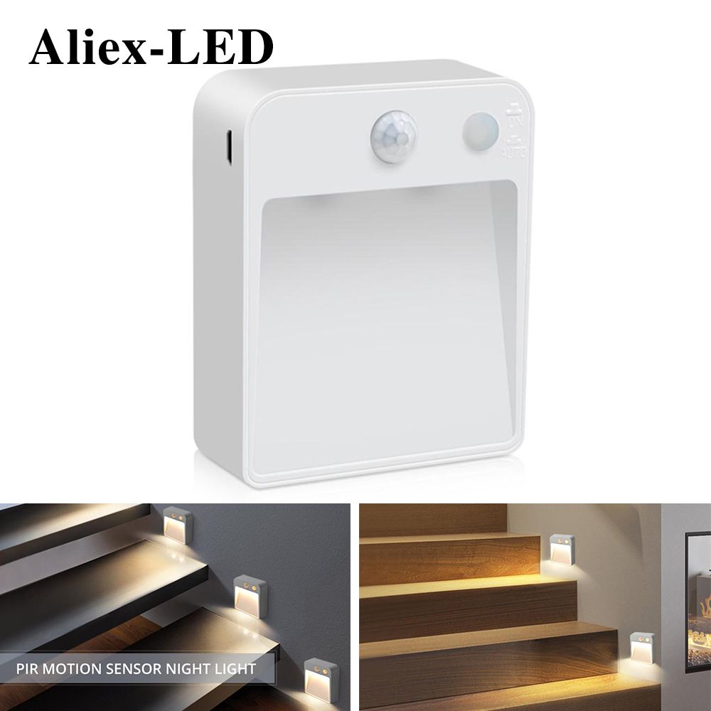 Night Light Bedroom Decor Lamp Motion Sensor Light Gift For Staircase Closet Bathroom Living Room Aisle Child Lighting-