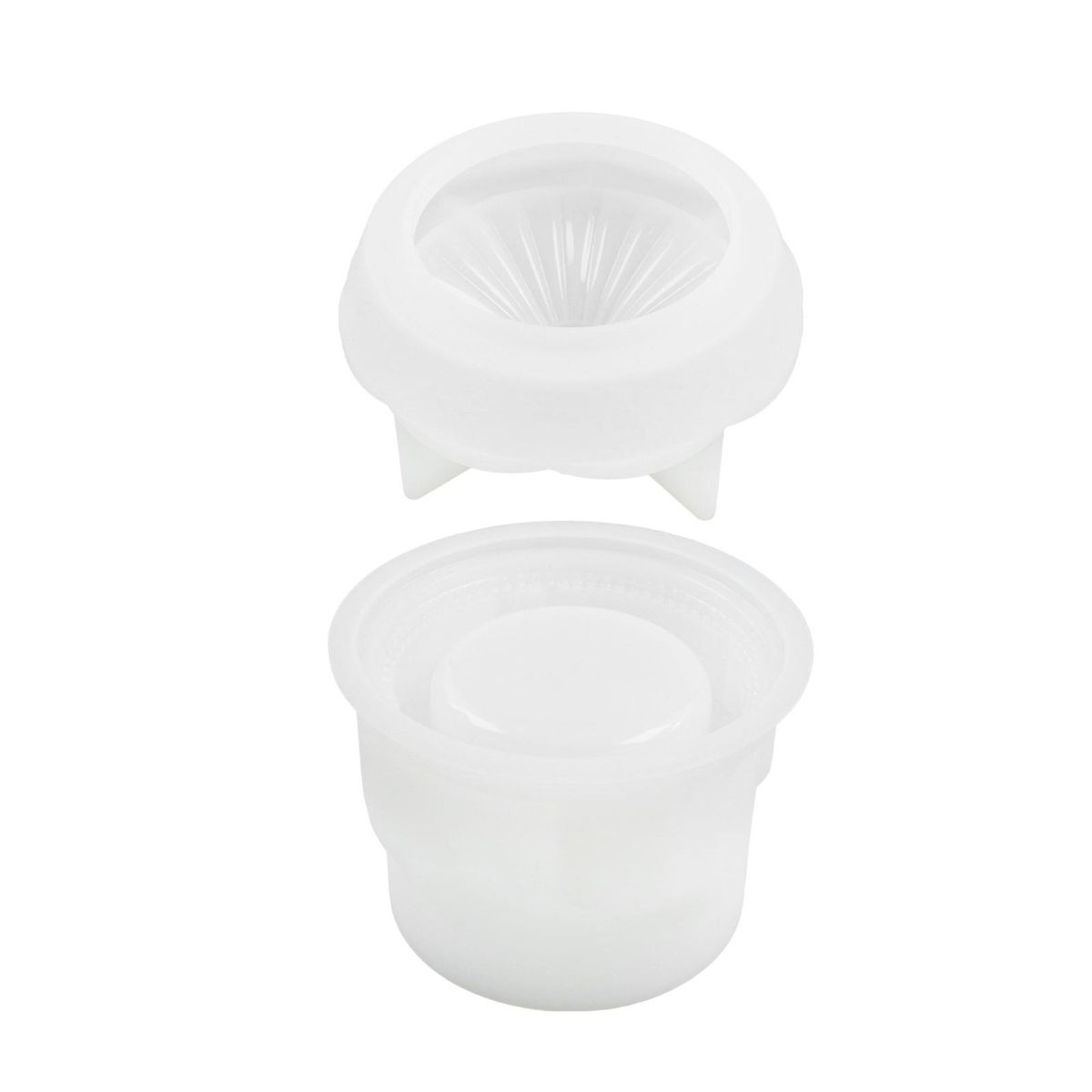 Storage Jar Mold Silicone Resin Mold White