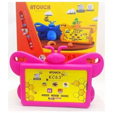 Kc63 Android Tablet Pc - 7" - 256gb Rom - 8gb Ram - 5g Sim Enabled - 4000mah - Pink