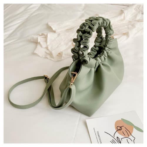 Retro Ladies Leather Bag - Green
