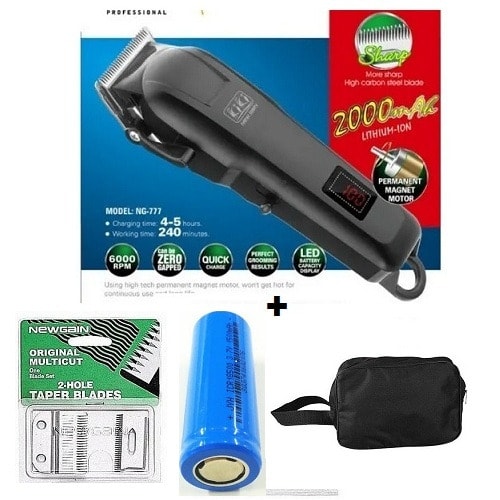 Rechargeable Clipper With Battery Indicator - Bundle - 2000 mAh