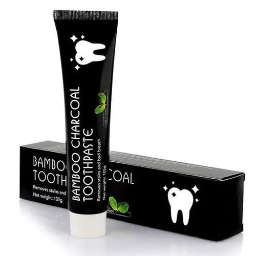 Bamboo Charcoal Toothpaste Removes Stains And Bad Breath- 105g -2 Pcs