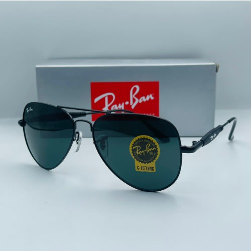 Aviator Sunglasses Dark Grey Lence -black Frame