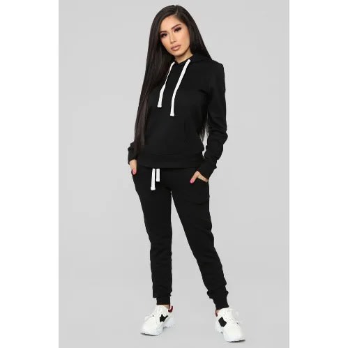 Ladies' Hoodies And Joggers - Black