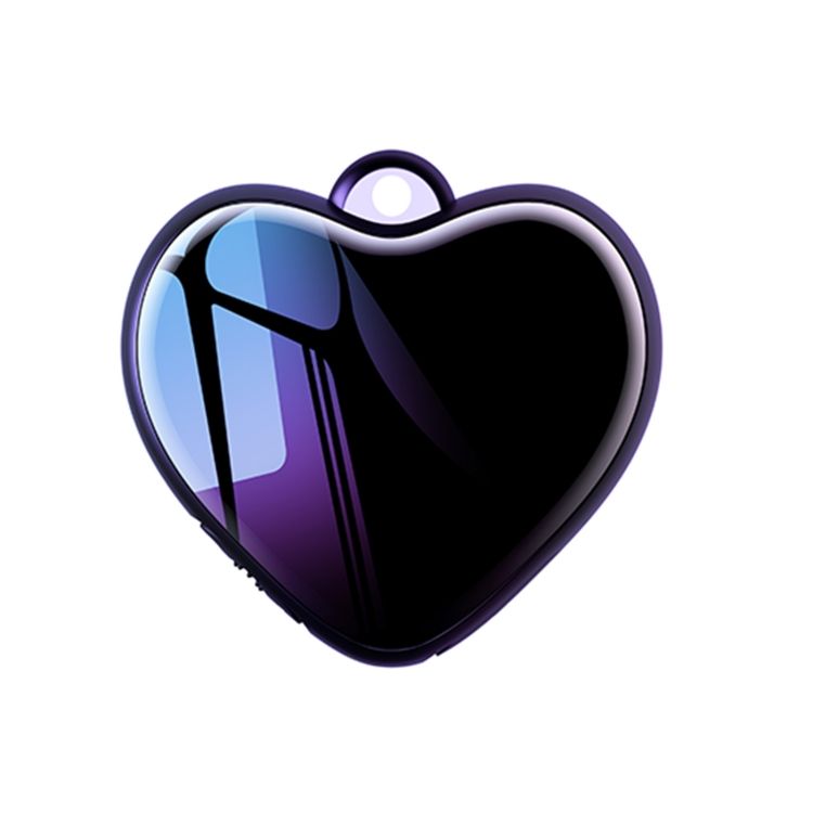 Q66 Heart Pendant Voice Control Recording Pen, Capacity:8GB