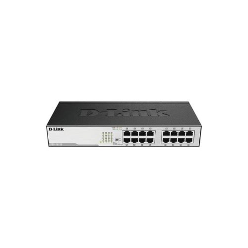 16-port 10/100 Desktop Switch - DES-1016C - Black