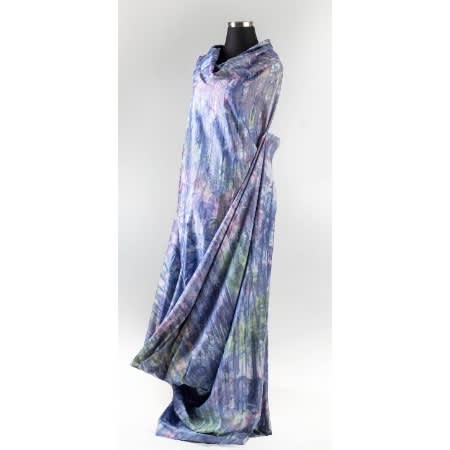 Adire Fabric - Grey On Light - 5 Yards