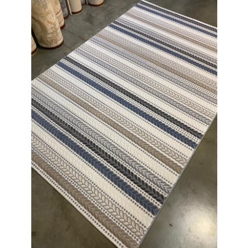 Turkish Retro Shades Center Rug - 7X10ft