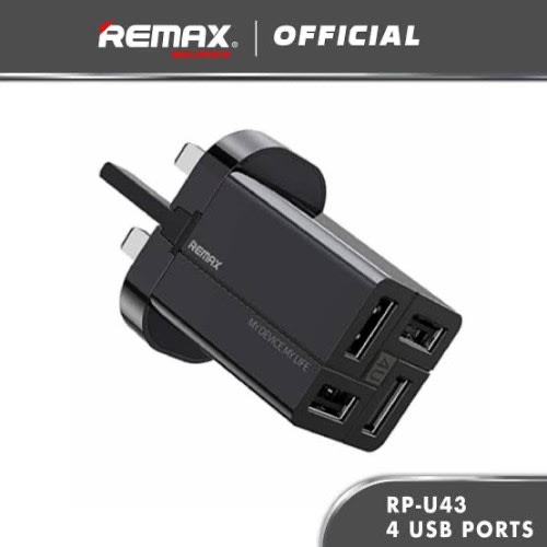 Remax 4x Micro USB Charger - Black
