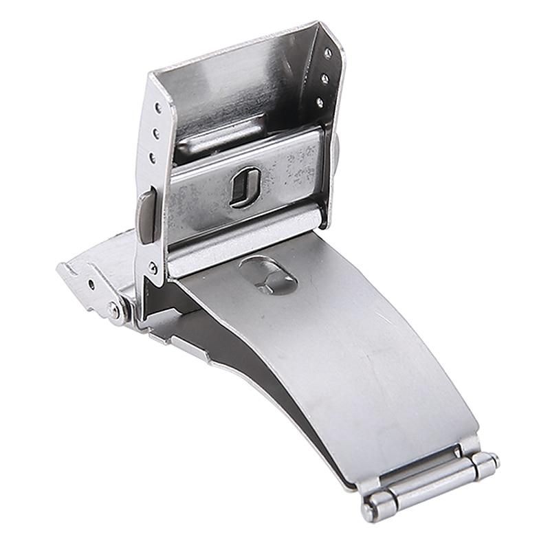 12/14/16/18/20/22/24mm Automatic Double Click Butterfly Buckle Watch Automatic Push Button Fold Deployment Clasp Strap Buckle